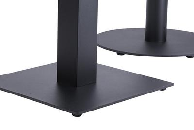Titan Small Square Table Base - Black - thumbnail image 8