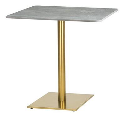 Square ,Ceramic Table Top Tundra Marble ,Mida Small Square - Brass (DH)
