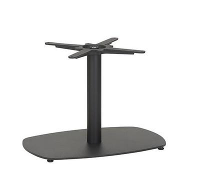 Vega Single Rectangular Table Base (CH-Black)