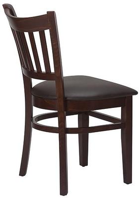 Vito Side Chair - Dark Brown/ Walnut - thumbnail image 2