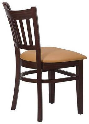 Vito Side Chair - Ochre Brown / Walnut - thumbnail image 2