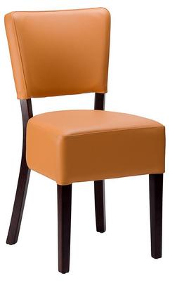 Alto FB Side Chair - Ochre Brown / Wenge Frame - thumbnail image 1