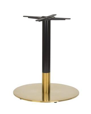Midas Large Round Table Base (DH-Black/Brass)  - thumbnail image 1