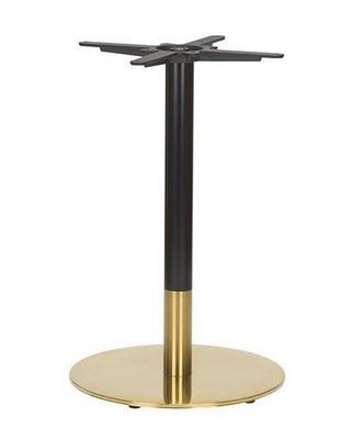 Midas Small Round Table Base (DH-Black/Brass)  - thumbnail image 1