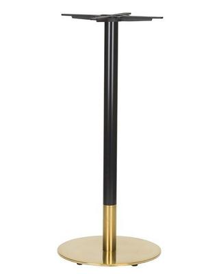 Midas Small Round Table Base (PH-Black/Brass)  - thumbnail image 1